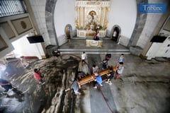 BFP, PARISHIONERS UNITE FOR CHURCH CLEANUP